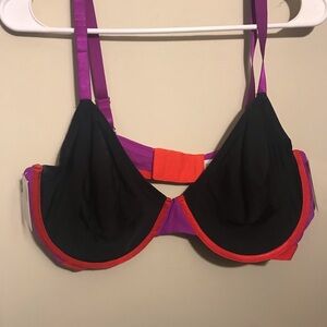 Parade Underwire Colorblock Bra Size 2X NWT